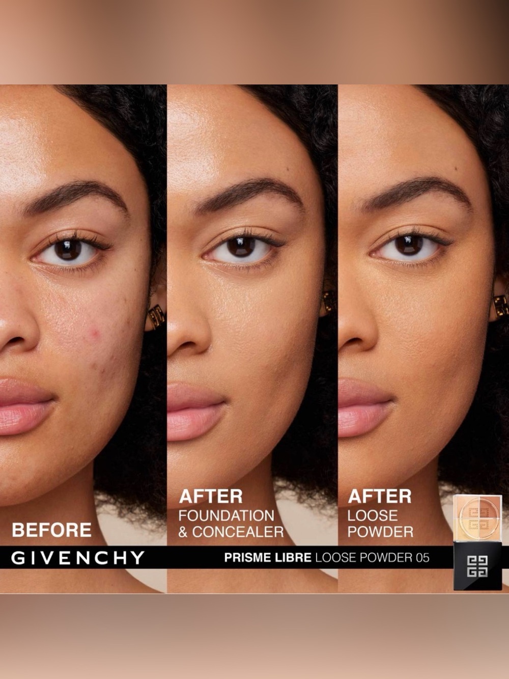 Givenchy Prisme Libre 4 in 1 MatteLoose Powder Shade 5, 24Hr Shine Control NWT - Picture 5 of 9